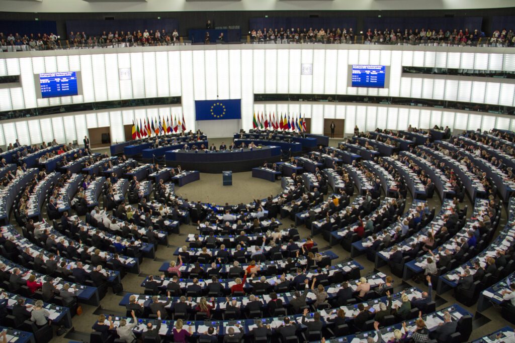 EU-parlamentets plenum i Strasburg
